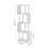 Living And Home 4-Tier S-shaped Geometric Bookshelf Storage Rack with LED Lights 6