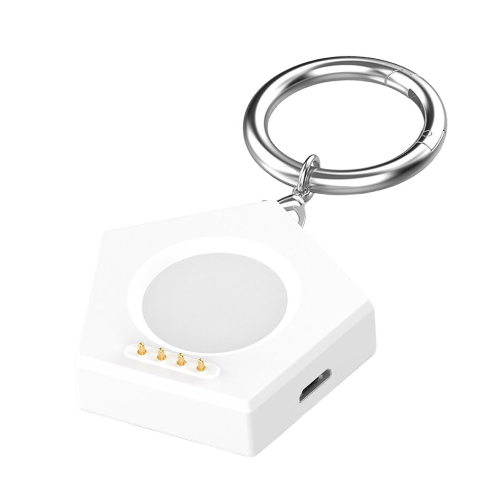 Smartwatch Charges Dock With Keychain Attachment Micro Usb And Usbc Quick Charge Bendresistant White 9067246867140