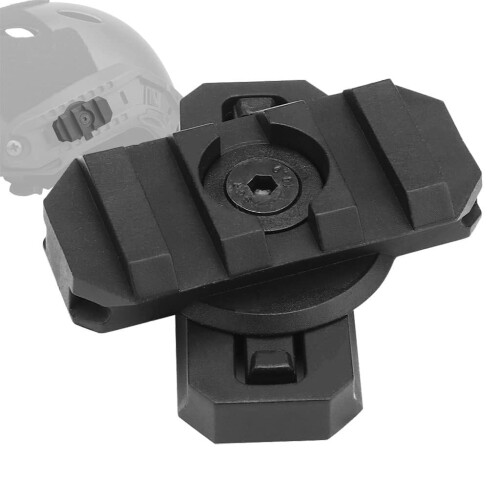 ARC Rail Mount Adapter 2Piece Lightweight Rotatable Adjustable Airsoft Helmet Accessories