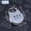 (Silver Grey) Three-Digit Number Combination Padlock Cartoon Shape Waterproof Lock for Garage Closet 1