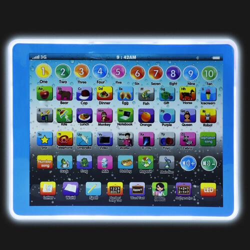 Kinder Digitales Lern-Tablet Blau 24,5 cm Bildungsspielzeug 2