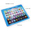 Kinder Digitales Lern-Tablet Blau 24,5 cm Bildungsspielzeug 9