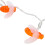 Waterproof Bee Shape LED String Lights - Battery Operated 1.2m Length 3