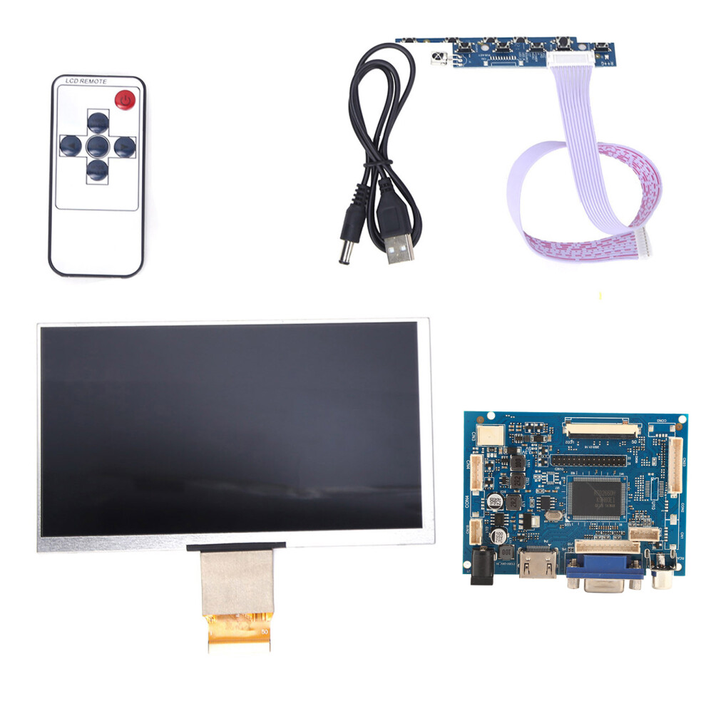 Portable 7" 1024X600 Hdmi Vga Monitor For Raspberry Pi 3/2 Setup 8171362797593