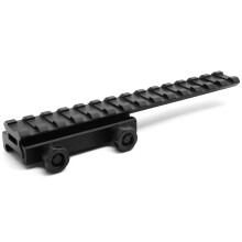 Cantilevered 11mm Dovetail To 20mm Picatinny Weaver 14 Slot QD Scope Rail Adapter Riser Base Mount Air Rifle Aluminium