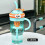 Water Cup with Handle Plastic Drinkware Large Capacity-Black 5