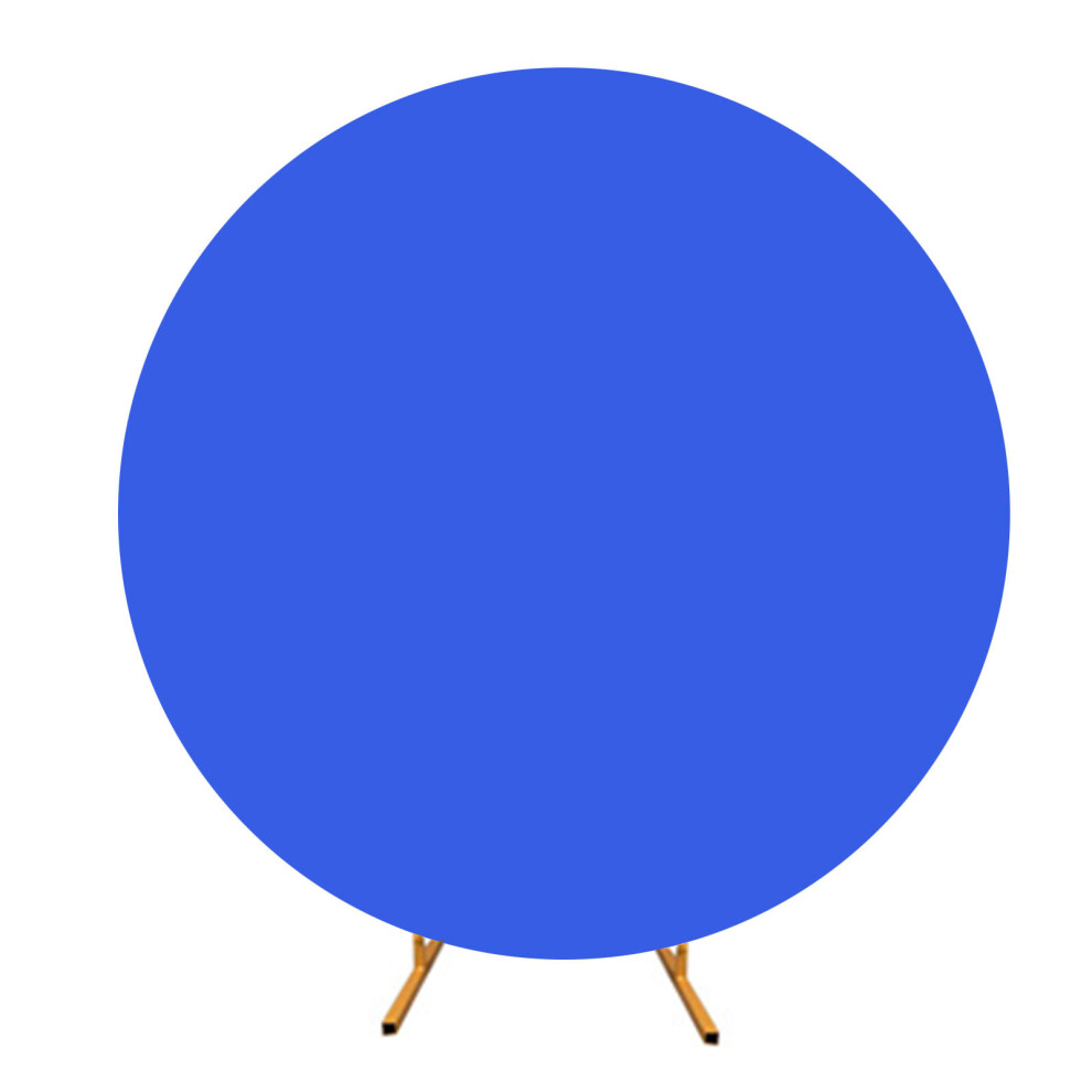 Round Backdrop Cover Photography Studio-Royal 7.2Ft Blue 7732000225949