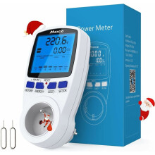 Monitor intelligente per il consumo di energia elettrica, misuratore di consumo con display LCD digitale, ampio utilizzo per la gestione dei costi.