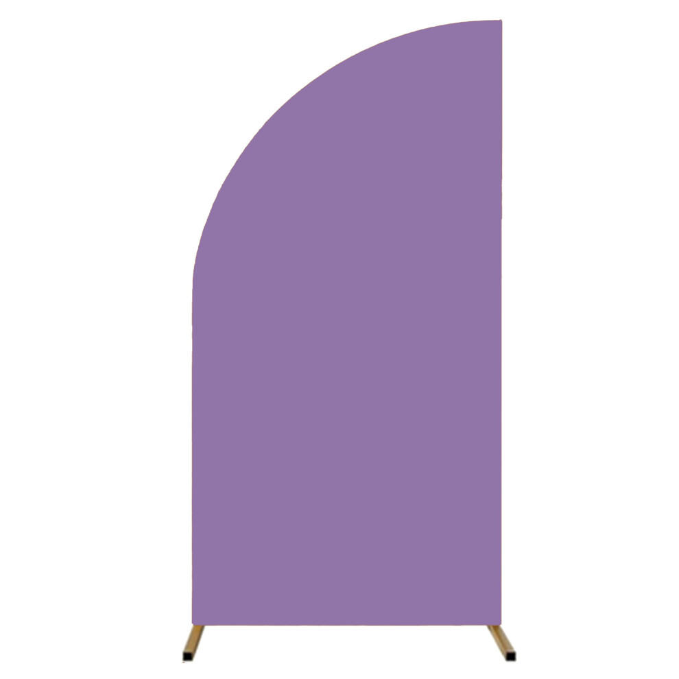 Spandex Arch Cover for Elegant Wedding Backdrops-6.6ft Purple-image-OPC-PN5CTBY-NEW