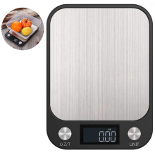 Bilancia da cucina digitale con spegnimento automatico, pesatura di precisione, design sottile, funzione tara, unità di misura versatili, efficiente