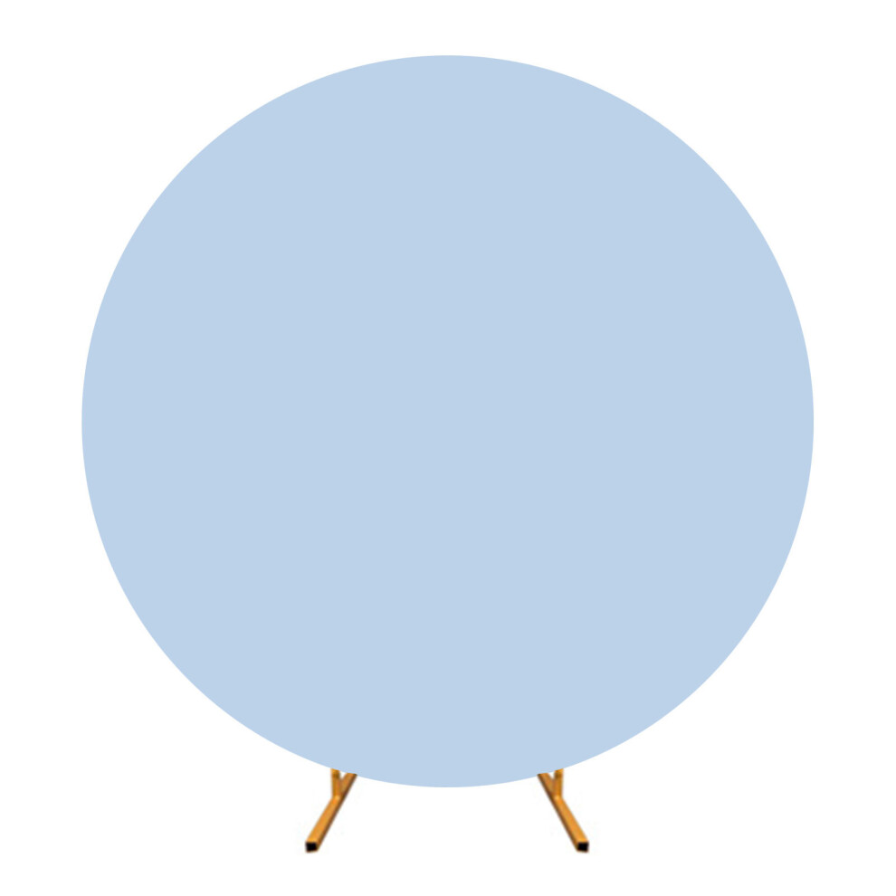 Elegant Polyester Round Arch Cover for Wedding-baby blue 7.2ft-image-OPC-PN5CTVP-NEW