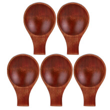 Conjunto de utensílios para servir condimentos em estilo japonês, com design exclusivo e cabo em formato de hashi. Feito em madeira nobre de alta