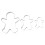 Ανθεκτικά κουπάτ για μπισκότα μελόψωμου από ανοξείδωτο ατσάλι, σετ κουπάτ για 2