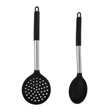 Hitzebeständiger, ergonomischer Antihaft-Schaumlöffel, spülmaschinenfester Edelstahlgriff für müheloses Kochen in der Küche