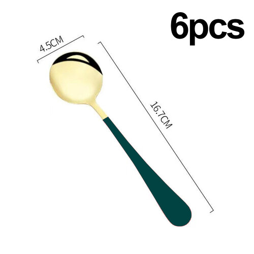 Classic Pattern Elegant Soup Spoons, Classy Design Stainless Steel for Comfortable Home Dining Experiences 1