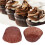 Τυπικές θήκες για μάφιν, καφέ θήκες για cupcakes περγαμηνής, ανθεκτικές στη θερμότητα 5