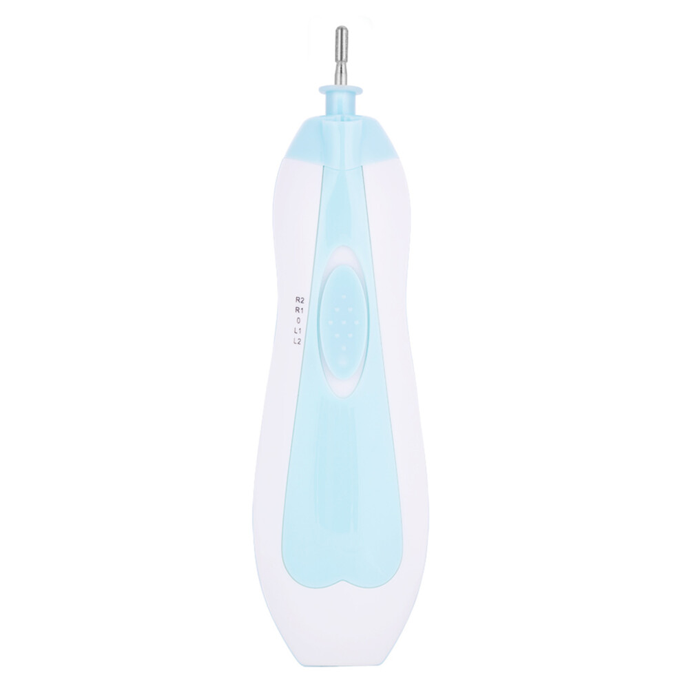 Electric Baby Nail Trimmer Tool Grinder Clipper, 13.5Cm, Blue