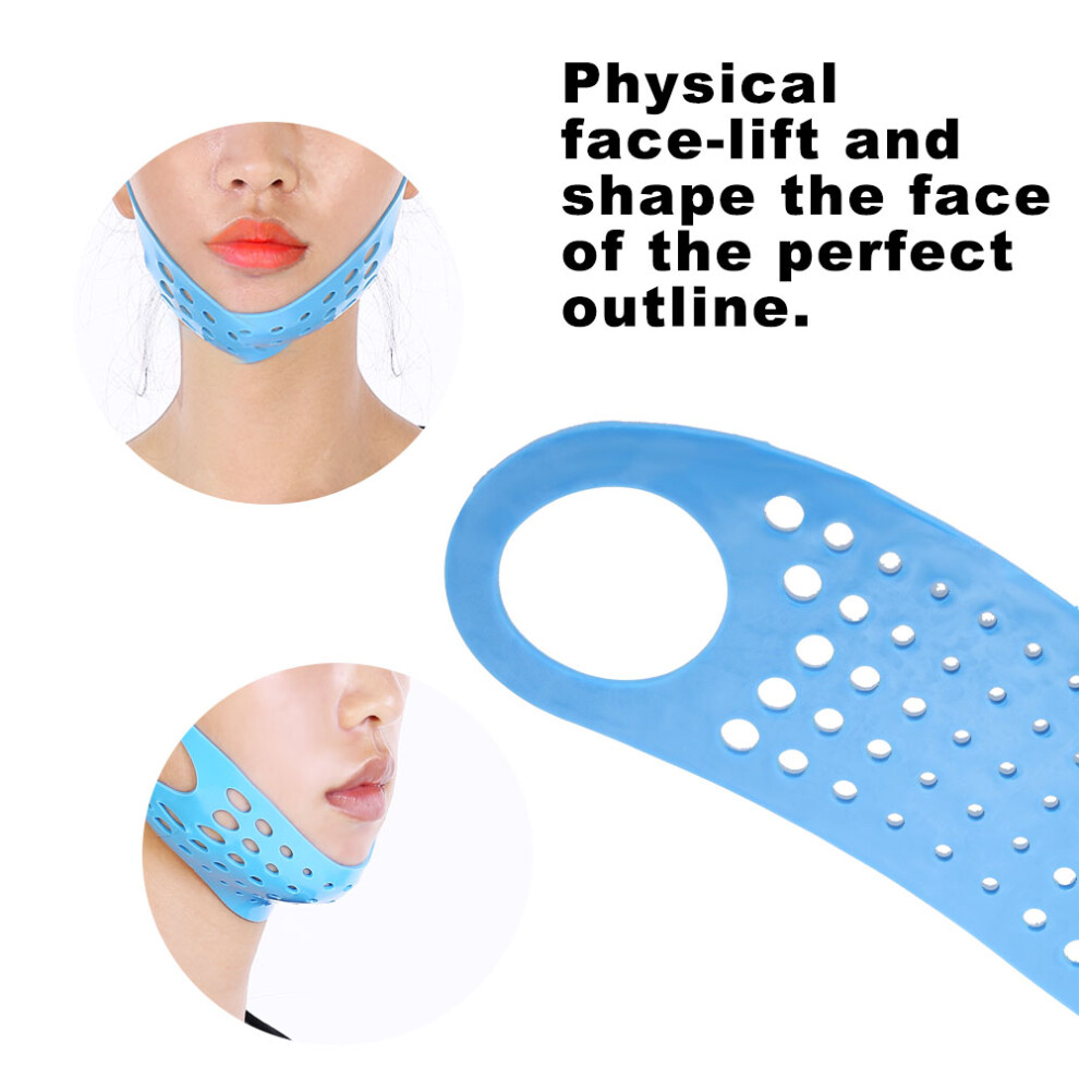 Chin Cheek Lift Hammock Silicone Face Slimmer Anti Wrinkle Lip Exerciser