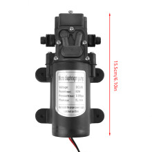 DC24V 60W Miniature Wasserpumpe 5L/Min Self-Vorförderung 15,5cm