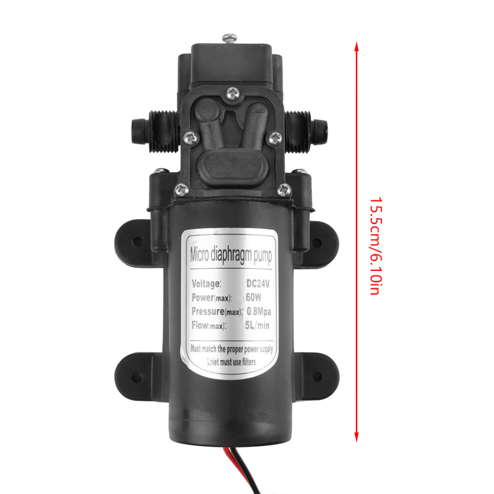 Durable 5L/Min 60W Dc24v Mini Electric Self Priming Water Pump 8781362800201