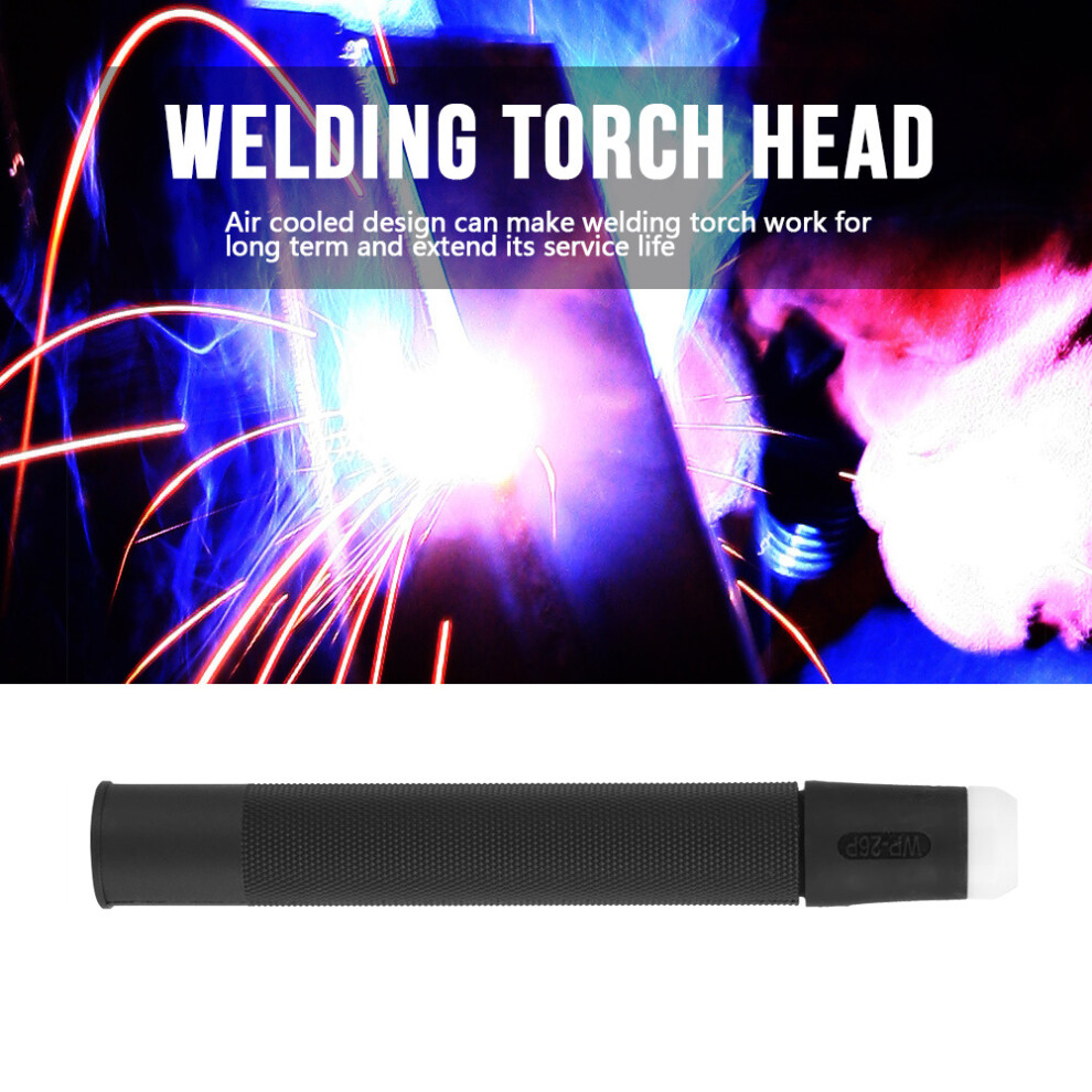 Wp-26P Straight Tig Torch Head Air Cooled Precision Welding Accessory 7661362801143