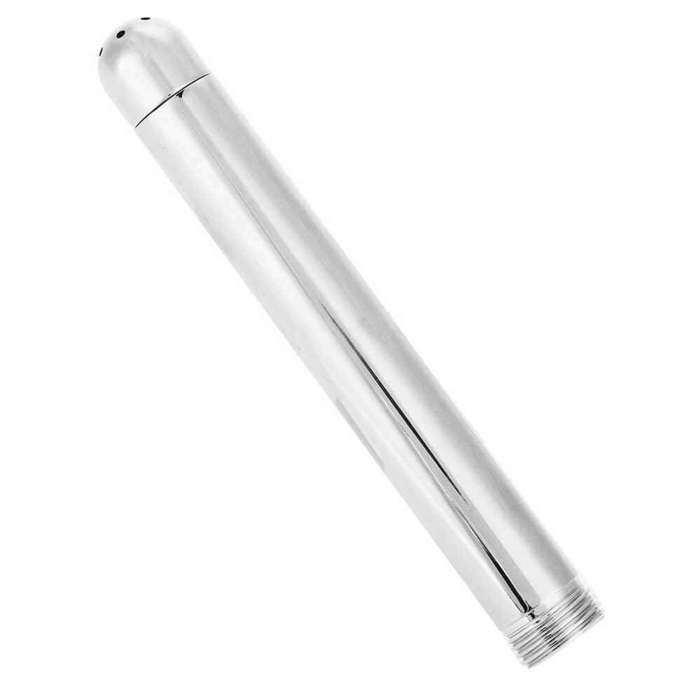 Anal Butt Cleaner With 2 Shower Heads Â Aluminum Alloy, 14.5Cm, Silver 7651362799816