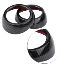 2Pcs SUV Front Air Vent Trim Covers for Hyundai Kona 2017-2020, Carbon Fiber