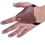 Bow Arrow Archery Left Hand Guard PU Shooting Protector Brown 9x9cm 1