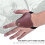 Bow Arrow Archery Left Hand Guard PU Shooting Protector Brown 9x9cm 3