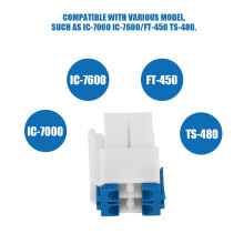 4-Pin-Radiostromkabelstecker für IC-7000, IC-7600, FT-450, TS-480