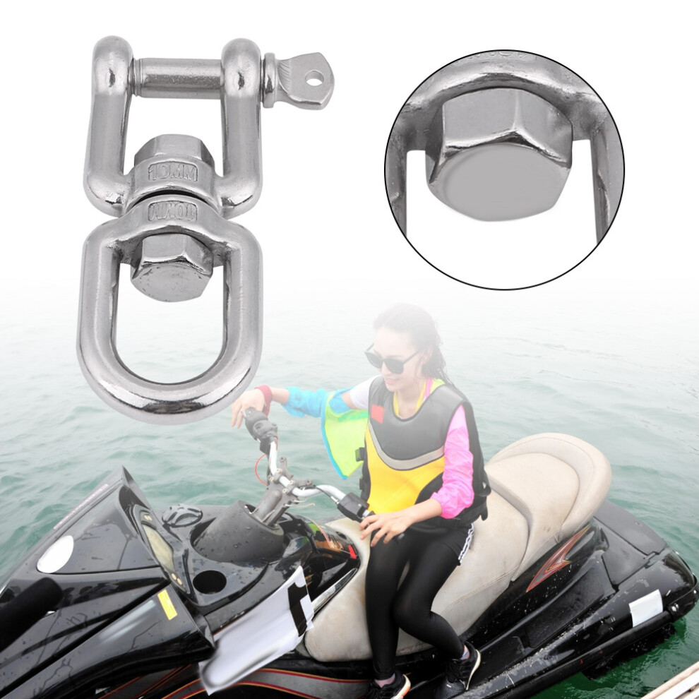 Durable 10Mm 304 Stainless Steel Swivel Ring Snap Shackle Device 5021362801741