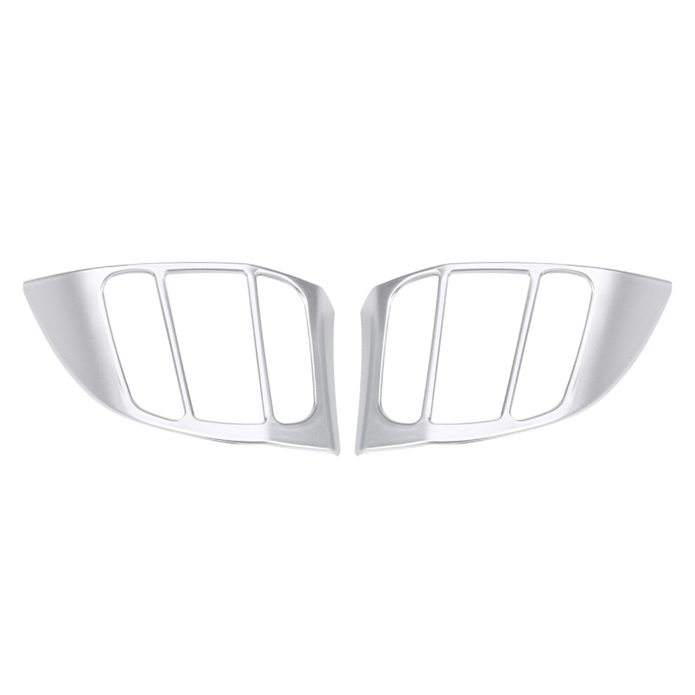 Car Steering Wheel Trim Frame For Hyundai Encino Kona 2017-2020 Silver 8491362802265