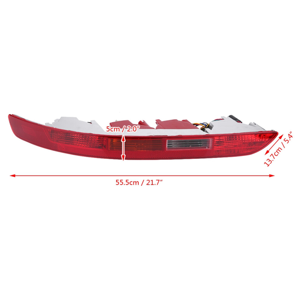 Rear Left Bumper Reverse Tail For Q5 2.0T 2006-2016 Red/Light 4661362802952