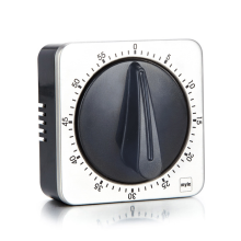 Timer per il conto alla rovescia, timer meccanico con retro magnetico, timer da 60 minuti, allarme sonoro in acciaio inossidabile per cucinare, timer