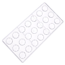 3D Transparent AS Schokoladenform, Pralinenform Backform Gebäck Werkzeug Backform Bakeware Pfanne, DIY Schokoladenformen Wiederverwendbare Schokolade