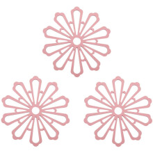 Descanso de panela decorativo de silicone, resistente ao calor, antiderrapante, multiuso, silicone de qualidade alimentar, fácil de limpar, pode ser