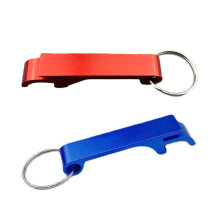 Flasköppnare i anodiserande aluminiumlegering med hög mättnadsfärg, enkel öppning med bärbar nyckelring, elegant enkelhet möter