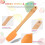 Heat Resistant Basting Brushes for All Your Cooking Needs, Non-Stick Cookware Protection Silicone Tools, Designed for Safe and Efficient Basting, Mult 3