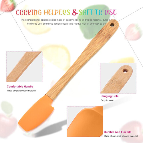 Heat Resistant Basting Brushes for All Your Cooking Needs, Non-Stick Cookware Protection Silicone Tools, Designed for Safe and Efficient Basting, Mult 2