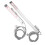 2 Pcs Lineare Skala 2AE/3AE Achse Aluminium 4