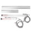 2 Pcs Lineare Skala 2AE/3AE Achse Aluminium 2