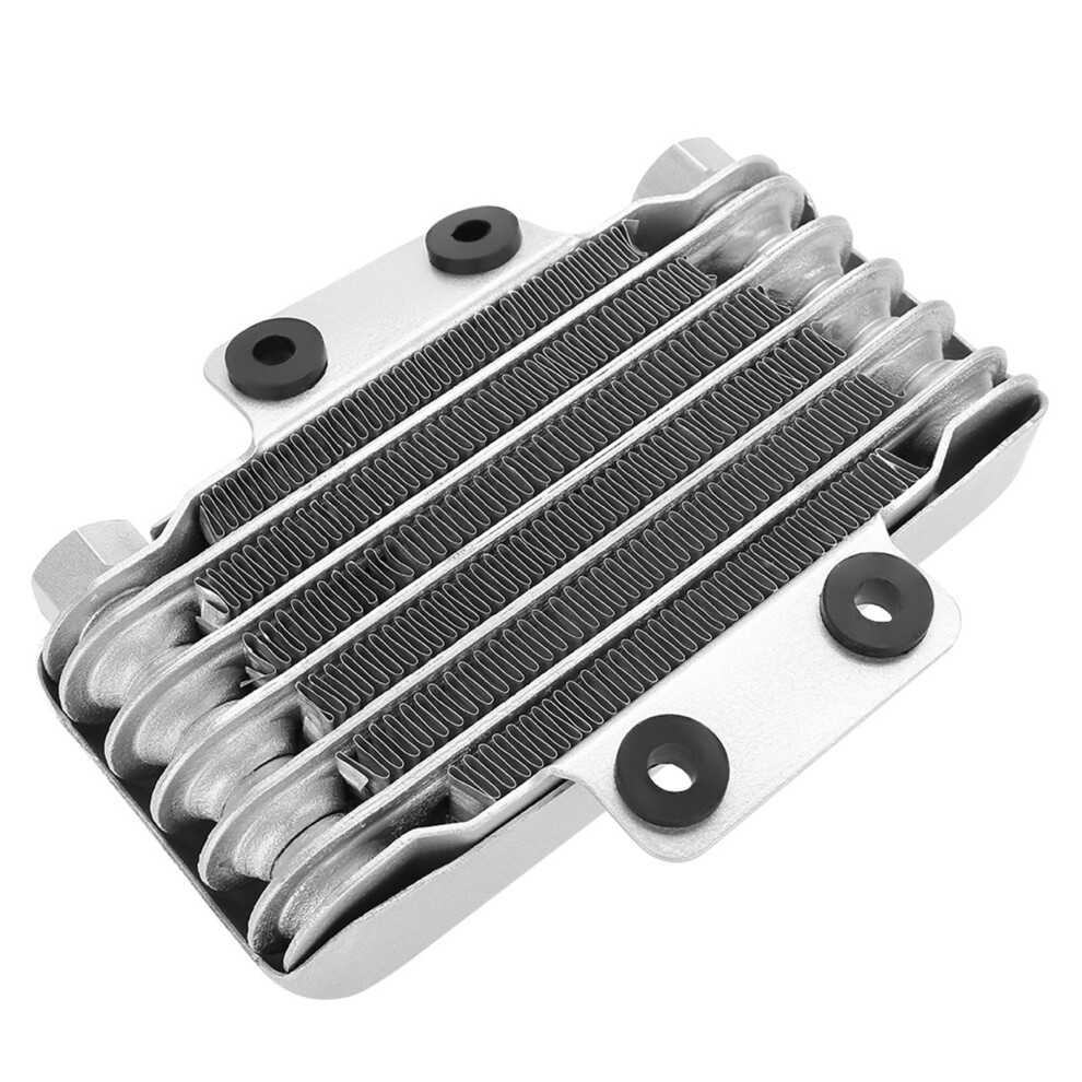 Aluminum 65Ml Motorcycle Oil Cooler Radiator 100Cc-250Cc Silver 9471362804611