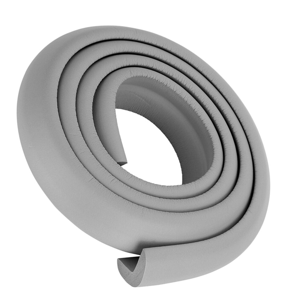 2M Soft Nbr Bumper Kids Safety Corner & Edge Guard Protector Gray