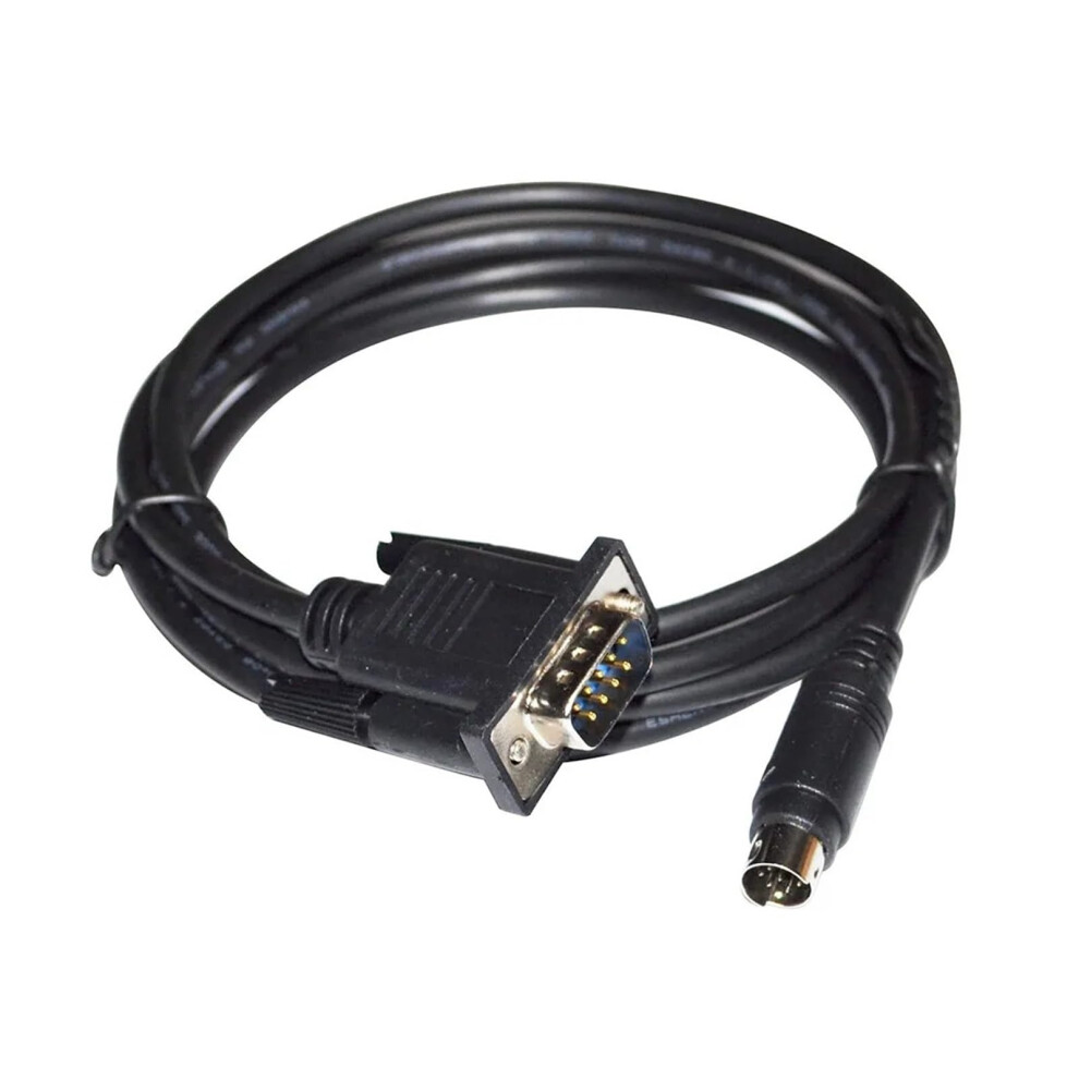 Plc Programming Cable Rs232 Db9 Male To Minidin 8Pin Compatible With Allenbradley Micrologix 1400 (1761Cblpm02) 5M 9105992203352