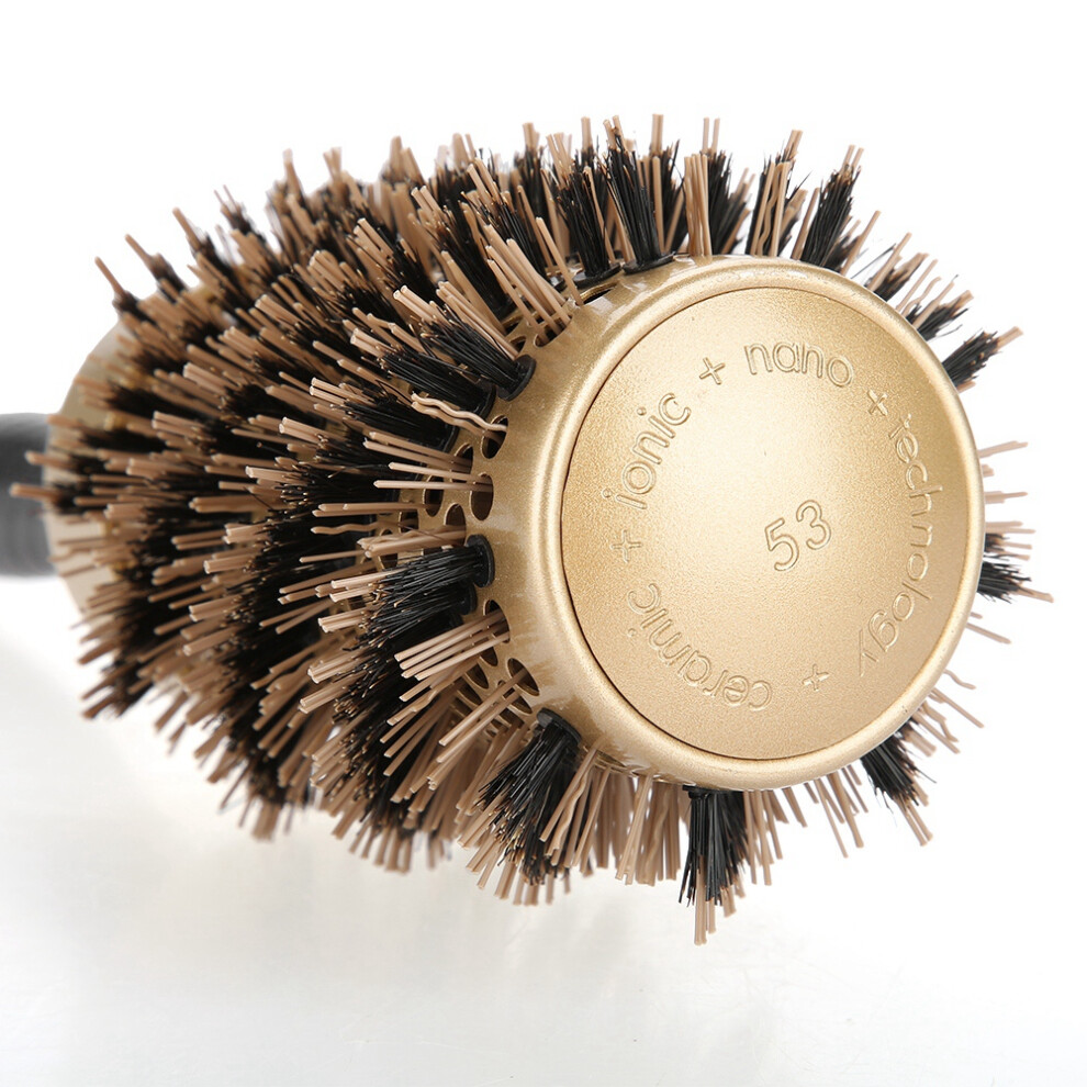 Unisex Professional Anti-Static Round Hair Comb 53Mm Salon Styling Brush