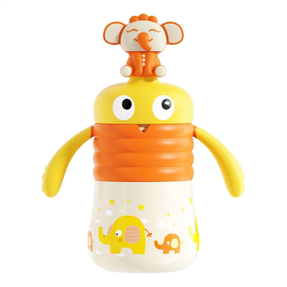 Kids Tumbler Cups Vacuum Insulated LeakProof Stainless Steel Sippy Cup With Straw Cartoon Design For School