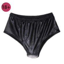 Unisex Silikon-Leder-Masturbationshose, Schwarz, 10,5x3,5cm Dildo
