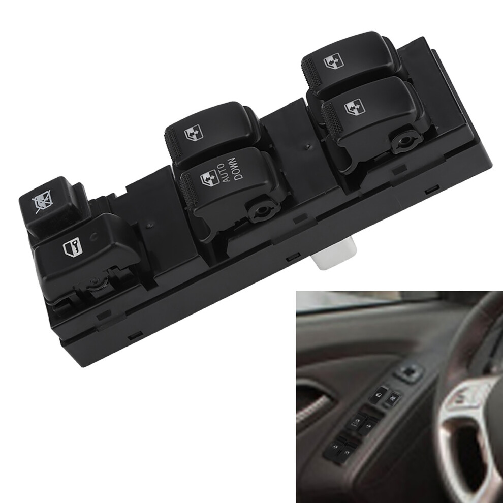 Power Master Window Control Switch Button For Hyundai Tucson 04-10 Black 6921362806403
