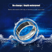 Wasserdichter NFC Smartring – Edelstahl, 144 Byte, Größen 6-14
