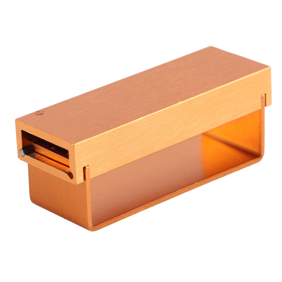Gold Aluminium Disinfection Box Case Dental Bur Burs Block Holder Autoclavable